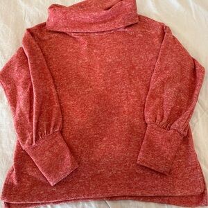 Cozy Red Turtleneck Sweater